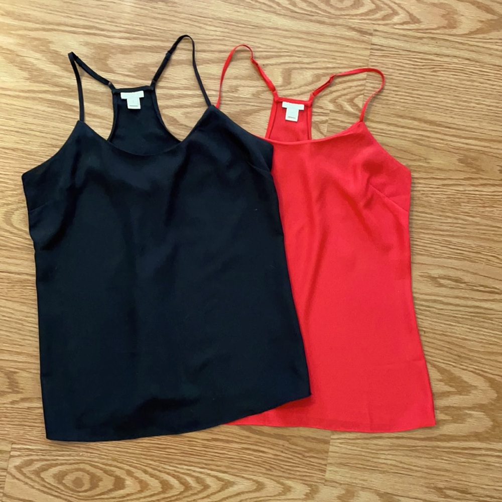 Two J.Crew racerback tanks